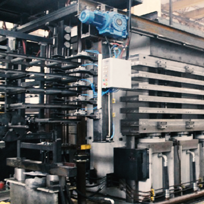 İki İstasyonlu 1500 Ton Kauçuk Pişirme Presi Hidrolik Sistemi